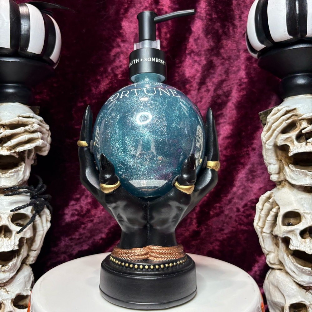 Halloween Spooky Season Fortune Teller Crystal Ball Black Liquorice Hand Soap - Picture 2 of 12
